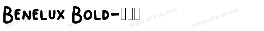 Benelux Bold字体转换